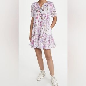 Generation Love Lavender Floral Mini Dress